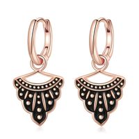 1 Pair Casual Elegant Bowtie Scallop Plating Copper 14k Gold Plated Drop Earrings sku image 5