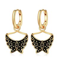 1 Pair Casual Elegant Bowtie Scallop Plating Copper 14k Gold Plated Drop Earrings sku image 10