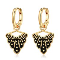1 Pair Casual Elegant Bowtie Scallop Plating Copper 14k Gold Plated Drop Earrings sku image 11