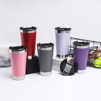 Casual Solid Color Stainless Steel Water Bottles 1 Piece main image 1