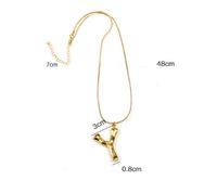 Vintage Style Letter Alloy Plating Unisex Pendant Necklace main image 2