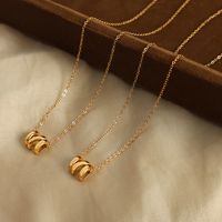 Casual Simple Style Letter Titanium Steel Plating 18k Gold Plated Pendant Necklace main image 10