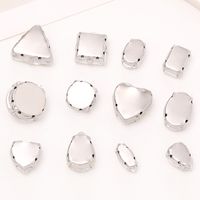 1 Piece 10 * 14mm 7 * 15mm Artificial Crystal Heart Shape DIY Ornament Accessories main image 4