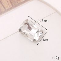 1 Piece 10 * 14mm 7 * 15mm Artificial Crystal Heart Shape DIY Ornament Accessories main image 3