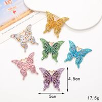 Lady Butterfly Alloy Plating Inlay Artificial Diamond Jewelry Accessories main image 2