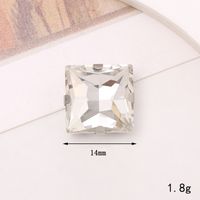 1 Piece 10 * 14mm 7 * 15mm Artificial Crystal Heart Shape DIY Ornament Accessories sku image 5