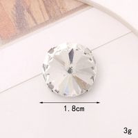 1 Piece 10 * 14mm 7 * 15mm Artificial Crystal Heart Shape DIY Ornament Accessories sku image 3