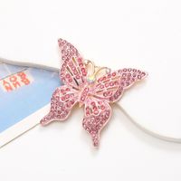 Lady Butterfly Alloy Plating Inlay Artificial Diamond Jewelry Accessories main image 4