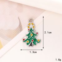 Cute Animal Snowflake Alloy Enamel Plating Christmas Jewelry Accessories main image 4