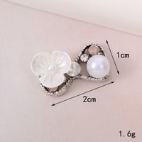 Sweet Bow Knot Metal Plating Inlay Artificial Pearls Artificial Diamond Jewelry Accessories sku image 4