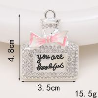 Basic Perfume Bottle Metal Plating Inlay Artificial Gemstones Artificial Pearls Jewelry Accessories main image 2