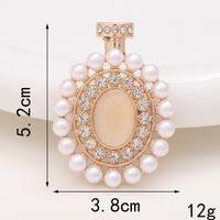 Basic Perfume Bottle Metal Plating Inlay Artificial Gemstones Artificial Pearls Jewelry Accessories sku image 8