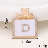 Basic Perfume Bottle Metal Plating Inlay Artificial Gemstones Artificial Pearls Jewelry Accessories sku image 5
