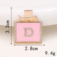 Basic Perfume Bottle Metal Plating Inlay Artificial Gemstones Artificial Pearls Jewelry Accessories sku image 6