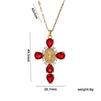 Simple Style Star Heart Shape Stainless Steel Plating Inlay Zircon 18k Gold Plated Pendant Necklace sku image 2