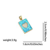 Basic Cross Heart Shape Alloy Plating 18k Gold Plated Jewelry Accessories sku image 2