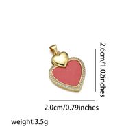 Basic Animal Heart Shape Copper Plating 18k Gold Plated Jewelry Accessories sku image 8
