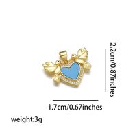 Basic Animal Heart Shape Copper Plating 18k Gold Plated Jewelry Accessories sku image 5