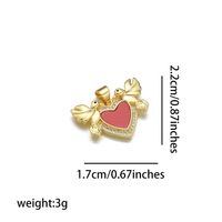 Basic Animal Heart Shape Copper Plating 18k Gold Plated Jewelry Accessories sku image 6
