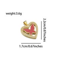 Basic Animal Heart Shape Copper Plating 18k Gold Plated Jewelry Accessories sku image 9