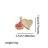 Basic Animal Heart Shape Copper Plating 18k Gold Plated Jewelry Accessories sku image 10