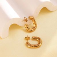 1 Pair Romantic Modern Style Classic Style Pentagram Plating Stainless Steel Gold Plated Ear Studs main image 3