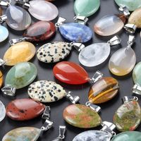 Simple Style Solid Color Natural Stone Polishing Charms main image 4