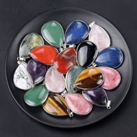 Simple Style Solid Color Artificial Gemstones Polishing Plating Charms main image 4