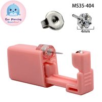 Pink Ear Piercer Disposable Flower Ear Piercing Gun Ear Piercing Low Pain 316l Piercing Tool sku image 14