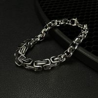 Simple Style Solid Color Stainless Steel No Inlay Women's Bracelets main image 4