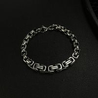 Simple Style Solid Color Stainless Steel No Inlay Women's Bracelets main image 3