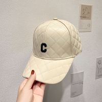 Women's Simple Style Letter Embroidery Curved Eaves Baseball Cap sku image 2