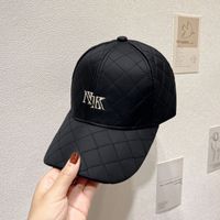 Women's Simple Style Letter Embroidery Curved Eaves Baseball Cap main image 7