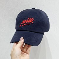 Unisex Simple Style Letter Embroidery Curved Eaves Baseball Cap sku image 2