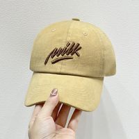 Unisex Simple Style Letter Embroidery Curved Eaves Baseball Cap main image 8
