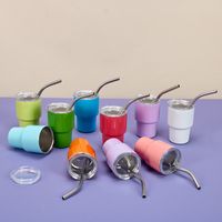 Cute Formal Solid Color Stainless Steel Water Bottles 1 Piece main image 3