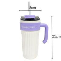 Cute Formal Solid Color Stainless Steel Water Bottles 1 Piece main image 2