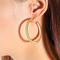1 Pair Ig Style Simple Style Geometric Stainless Steel 18k Gold Plated Ear Studs main image 5