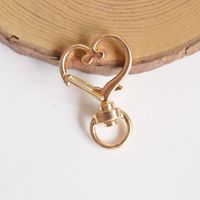 Simple Style Heart Shape Metal Paint Keychain sku image 13