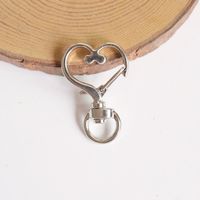 Simple Style Heart Shape Metal Paint Keychain sku image 14