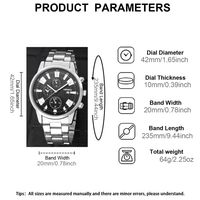 Casual Geometric Buckle Quartz Men's Watches main image 2