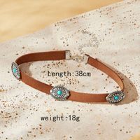 Casual Simple Style Flower Alloy Women's Choker main image 5