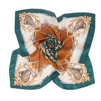 Women's Streetwear Printing Satin Printing Silk Scarf main image 3