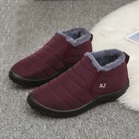Unisex Casual Basic Solid Color Round Toe Cotton Shoes sku image 6