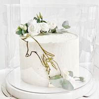 Date D'anniversaire Style Simple Noeud D'arc Plastique Fête Fournitures De Décoration De Gâteaux main image 4