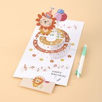 Birthday Cute Dinosaur Paper Party Card main image 3