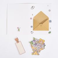 Sweet Rabbit Flower Paper Party Card sku image 2
