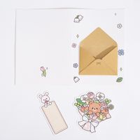 Sweet Rabbit Flower Paper Party Card sku image 4