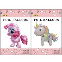 Cute Unicorn Aluminum Film Party Birthday Balloons main image 4