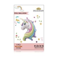 Cute Unicorn Aluminum Film Party Birthday Balloons sku image 1